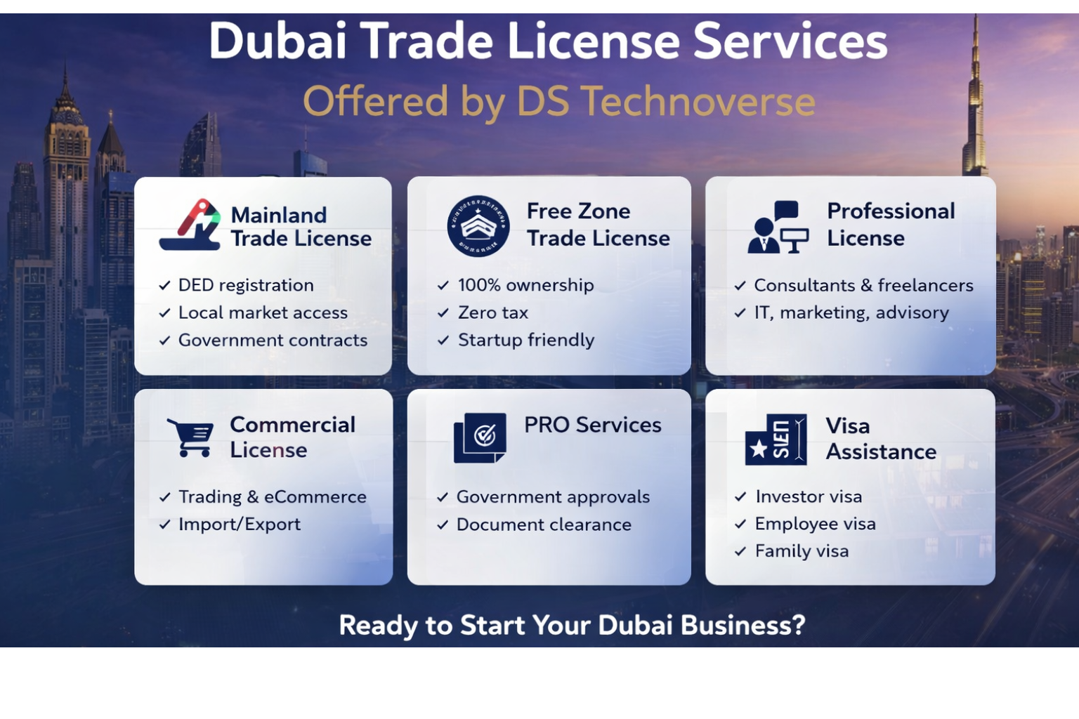 Dubai trade license services